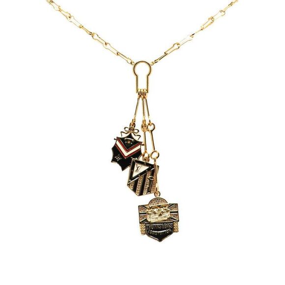 Pre Loved louis vuitton Women metallic | gold Necklaces - Picture 1 of 5